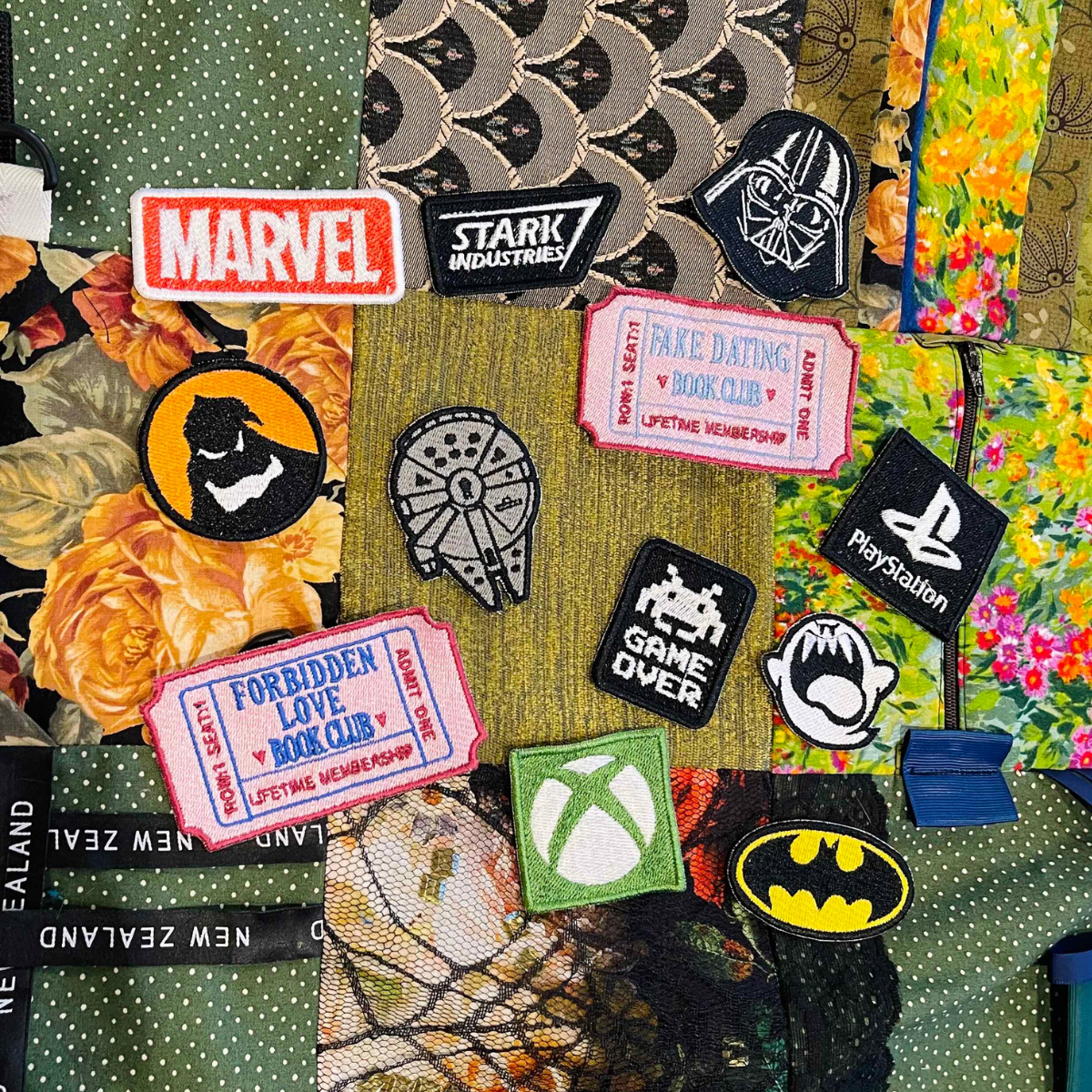 Pop Culture Embroidered Patches