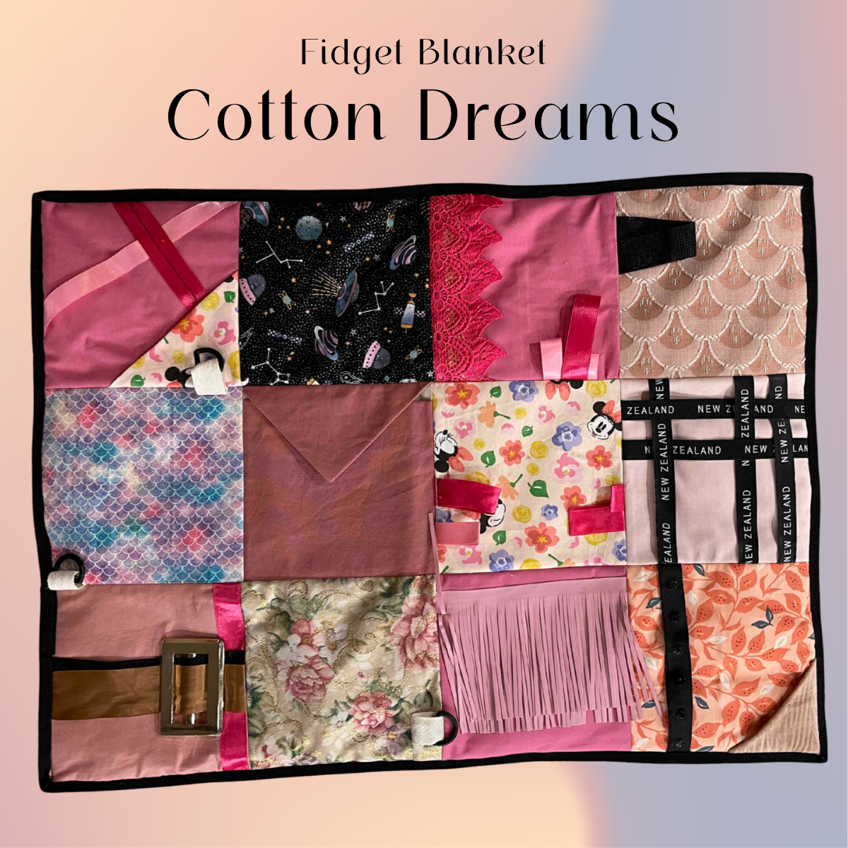 Fidget Blanket — Cotton Dreams