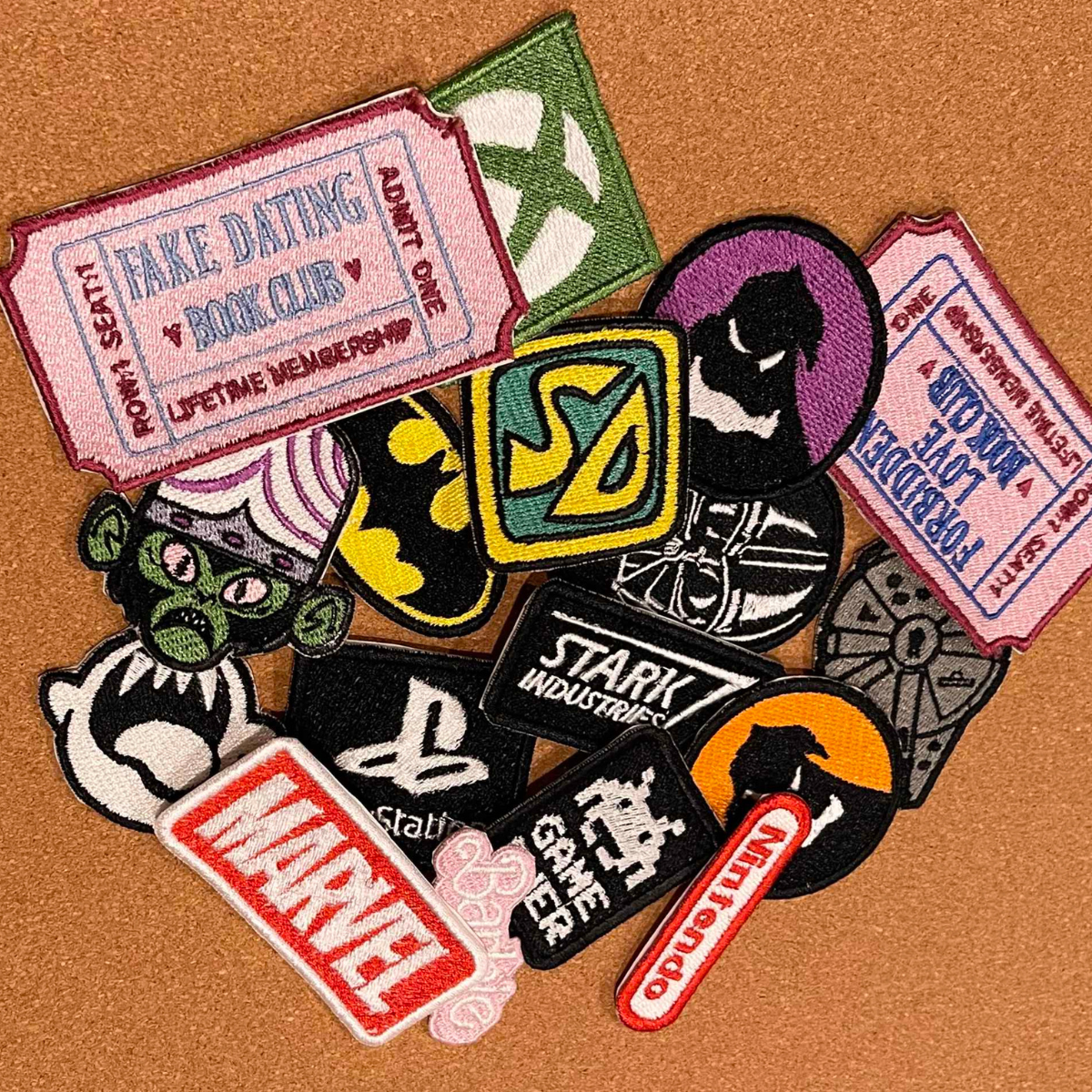 Video Games Embroidered Patches