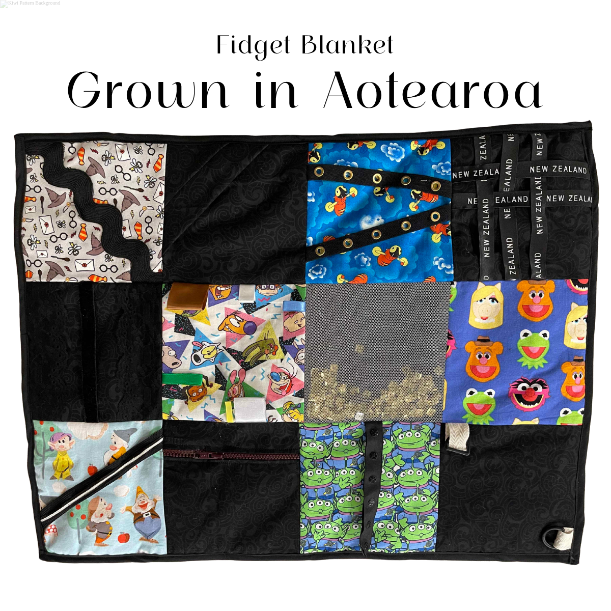 Fidget Blanket — Grown in Aotearoa