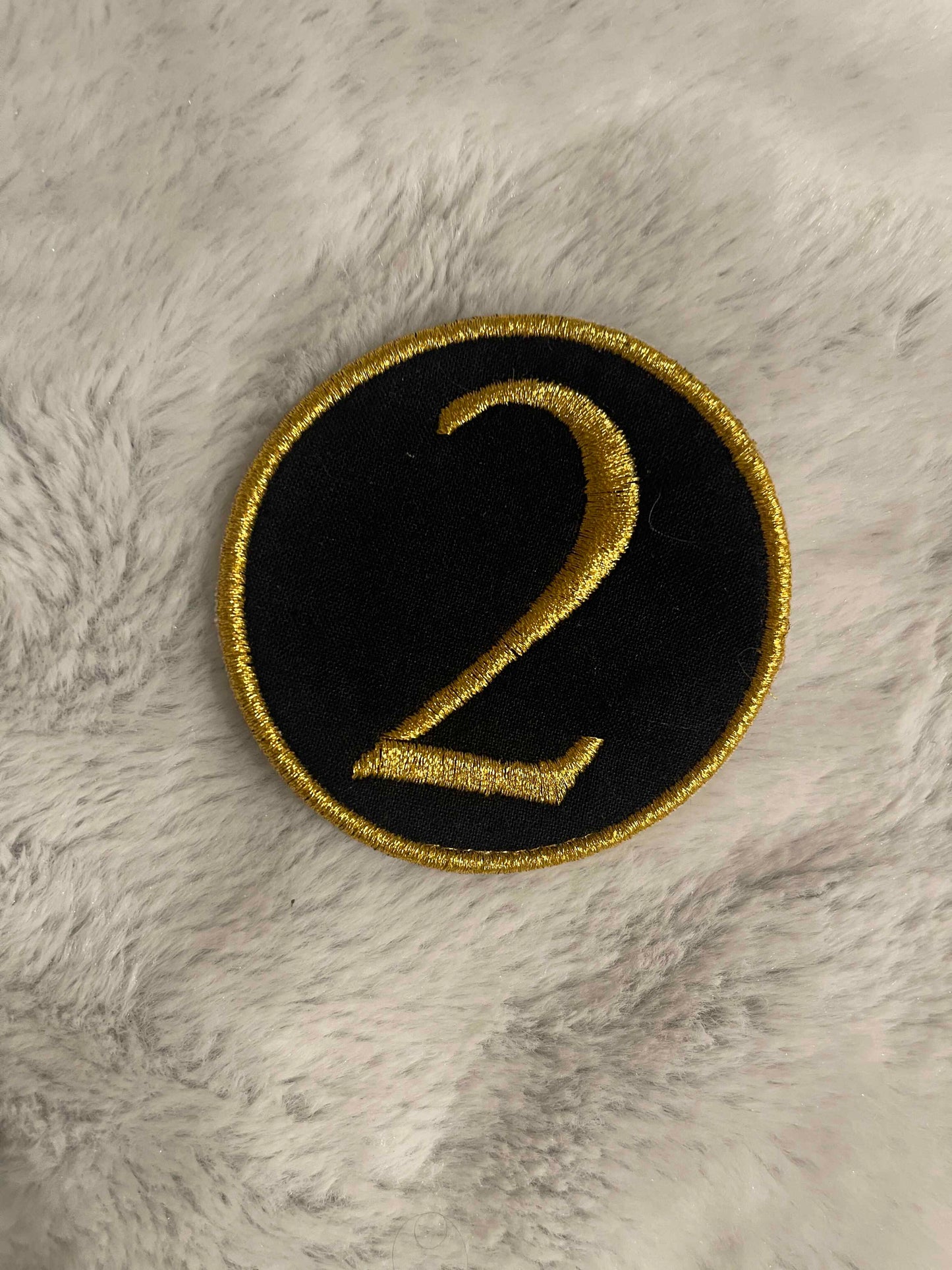 Swappable Embroidered Badge — For Gathered Olea Ribbon Rosette | Gathered Olea