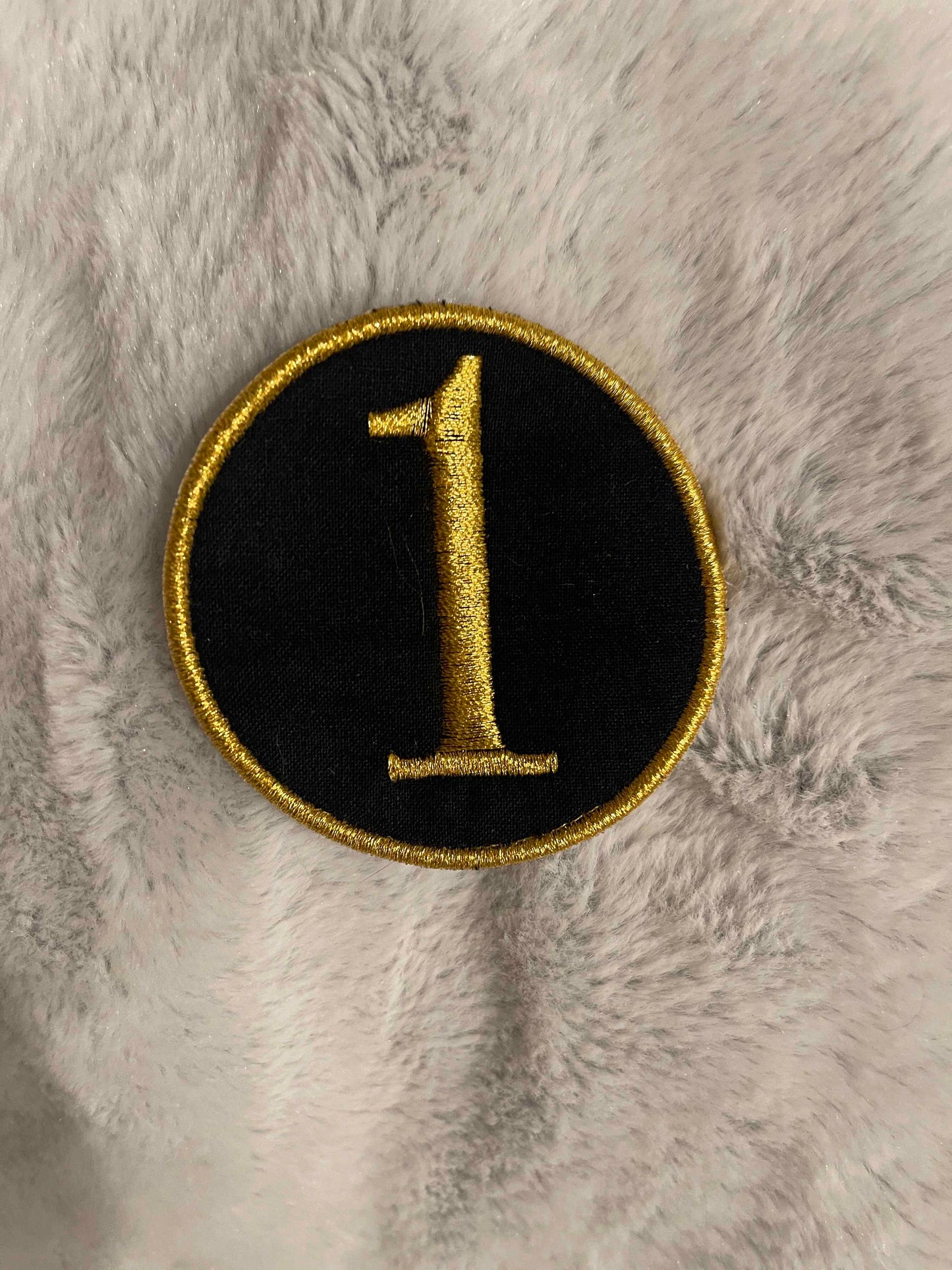 Swappable Embroidered Badge — For Gathered Olea Ribbon Rosette | Gathered Olea