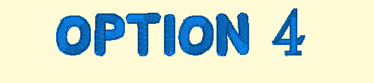 Custom Text Embroidered Badge: For Gathered Olea Ribbon Rosette