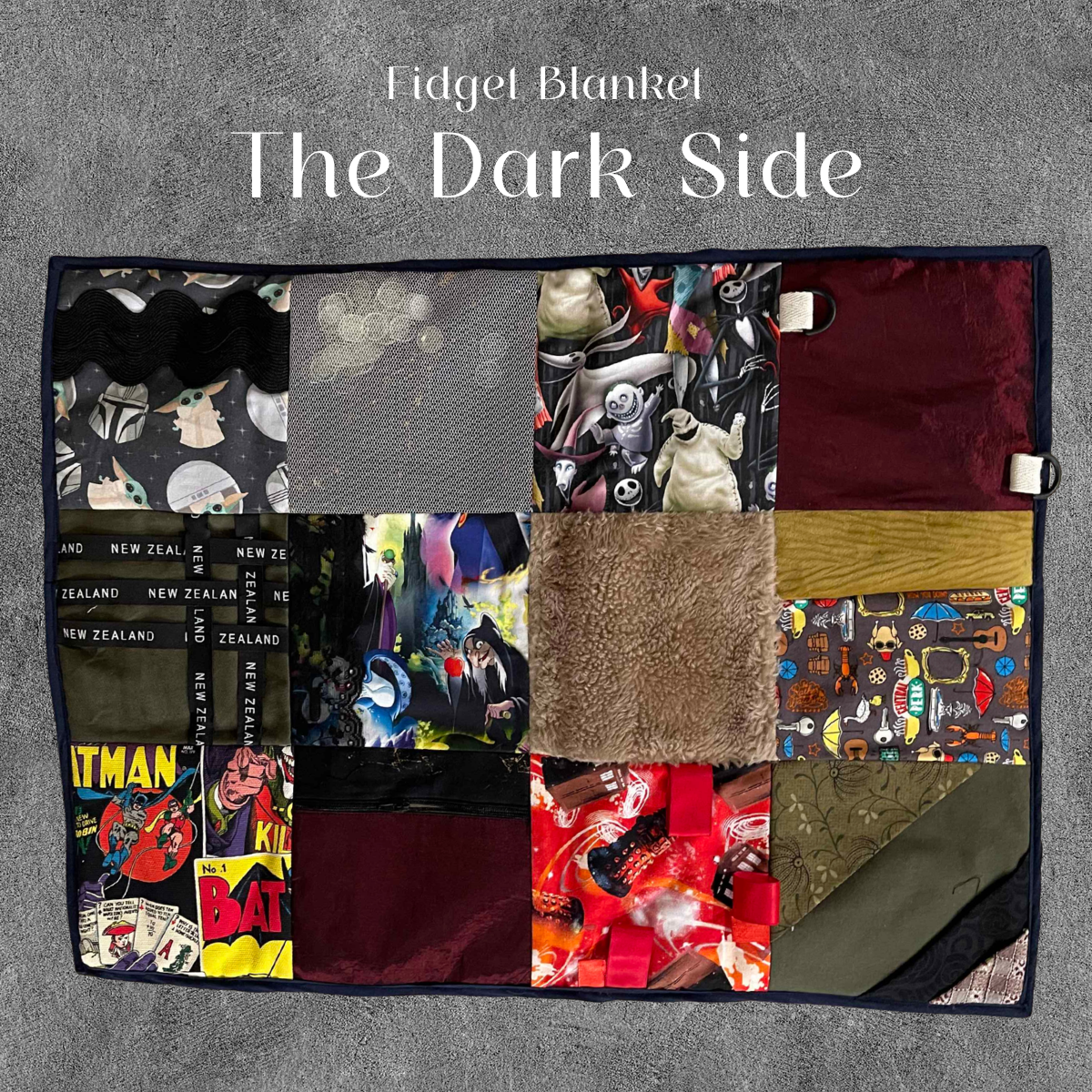 Fidget Blanket — The Dark Side